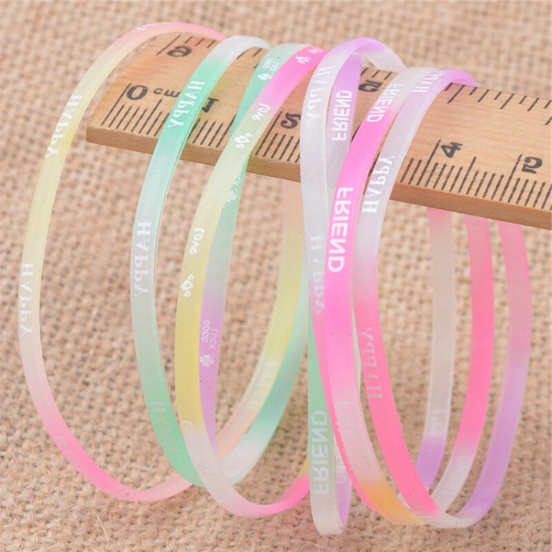 1pcs Luminous Bracelet Luminous Toys Light Flash Toys Wrist Hand Take Dance Party Dinner Party Christmas Kids