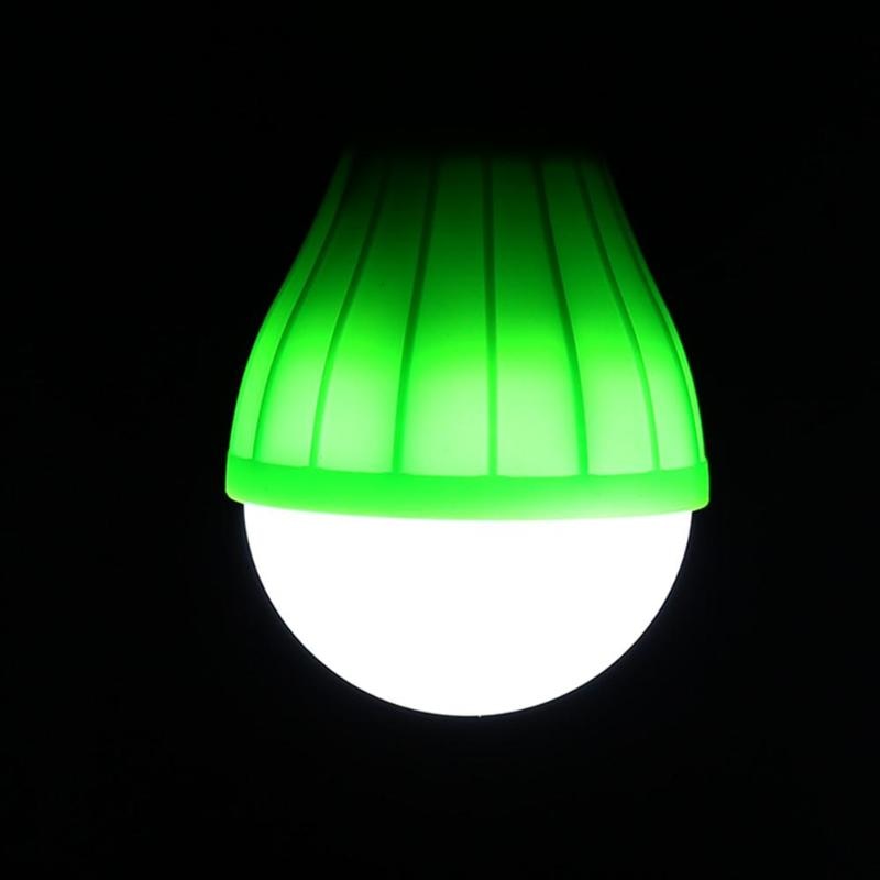mini utendørs 3 ledet 800lm camping telt pære lys nødlampe utendørs underholdning telt pære belysning