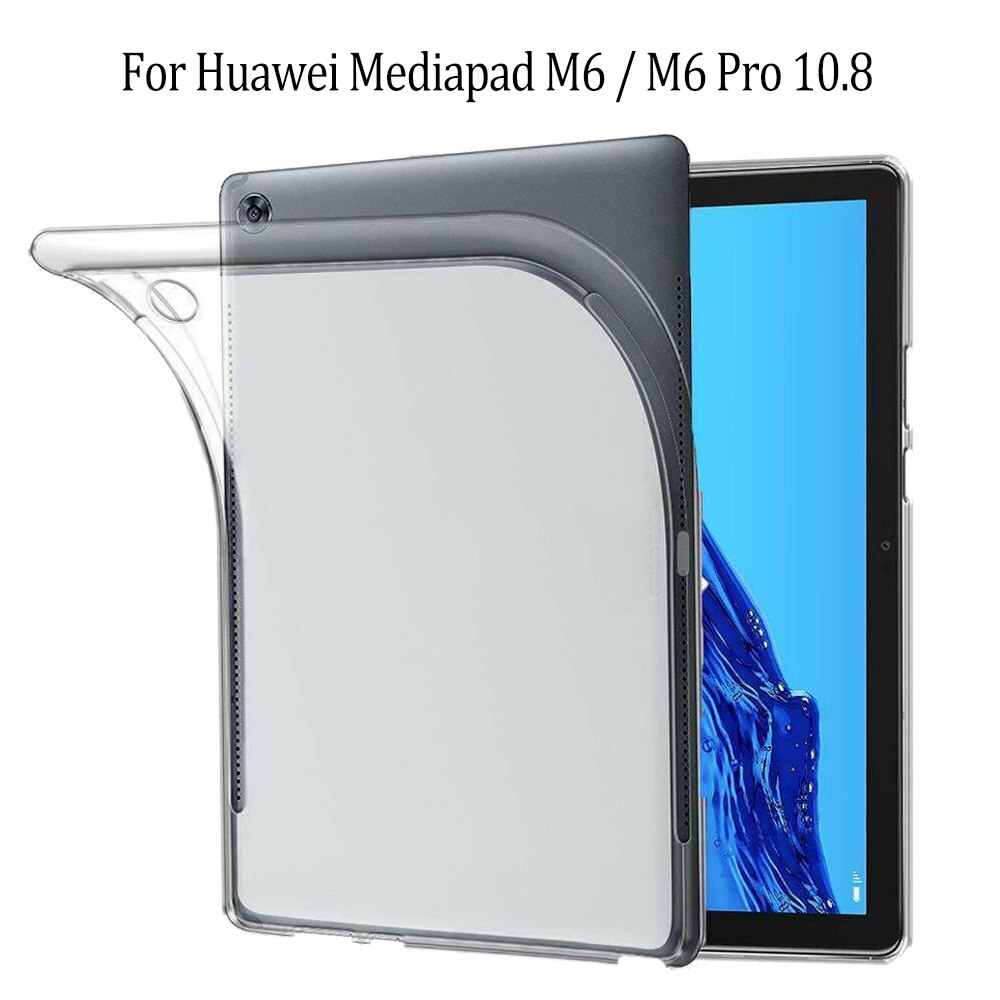 Custodia morbida in TPU per Huawei MediaPad M5 M6 Lite Pro 10.8 8.4 10.1 custodia protettiva antiurto da 8 pollici per Huawei T3 T5 custodia in TPU: M6 Pro 10.8