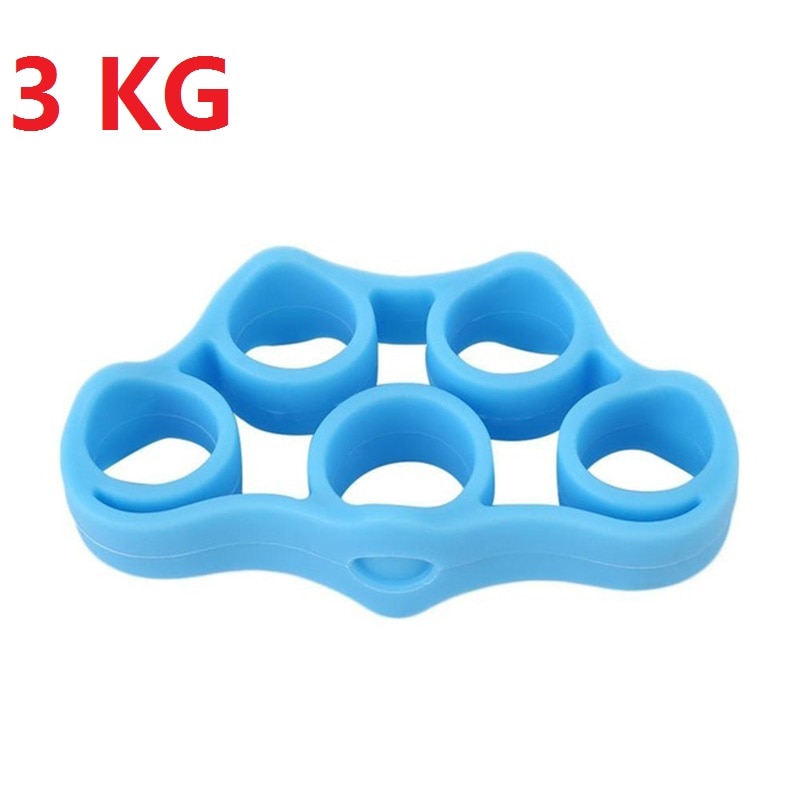 Silicone dedo mão gripper resistência bandas dedo aperto mão pulso maca dedo expansor exercício força trainer