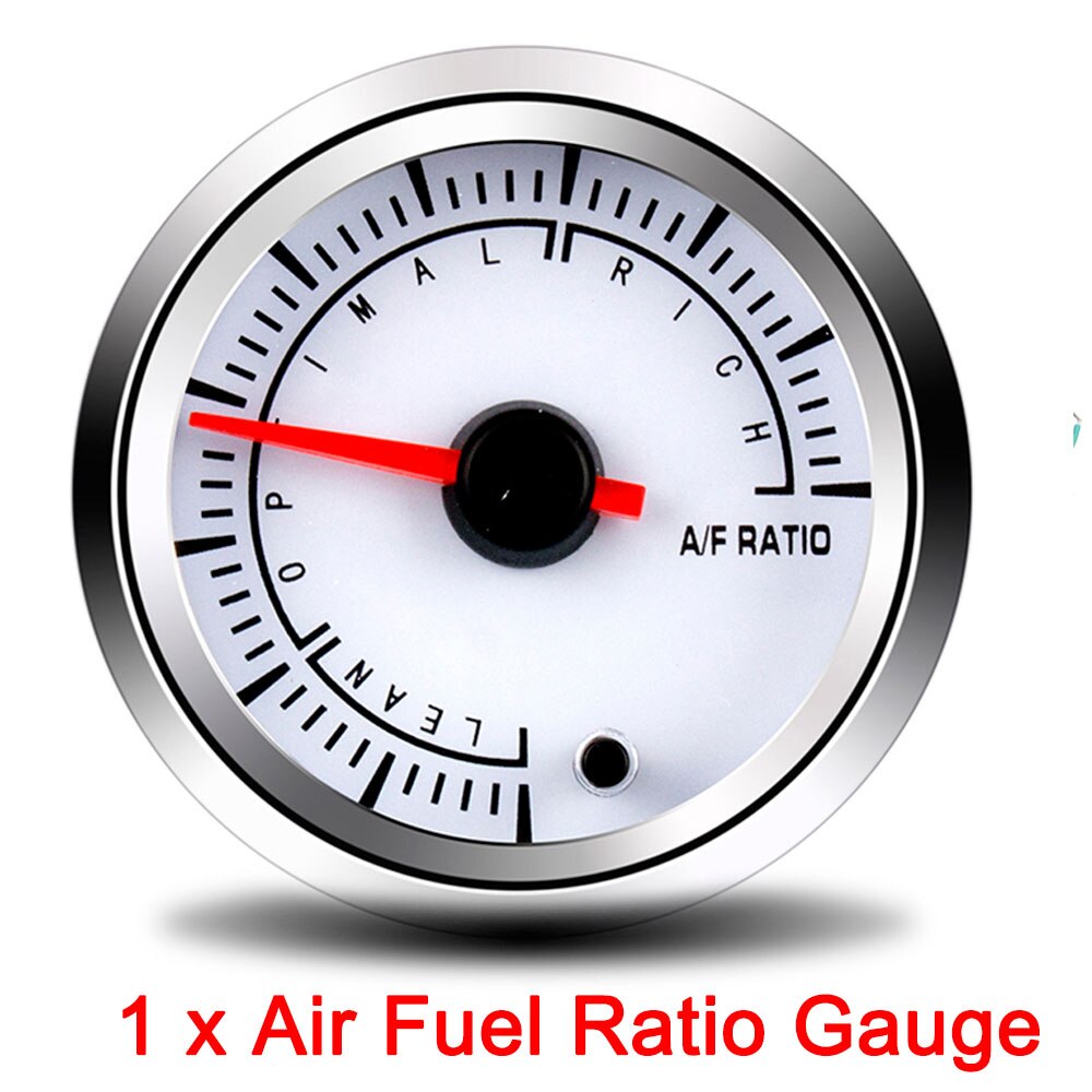 Vehicle Meter AFR 12V Automobile Car Gauge 2" 52mm Air Fuel Ratio Gauge Kit Racing Cars Air-fuel Ratio Meter 7 Color backlight: Air Fuel Ratio Gauge