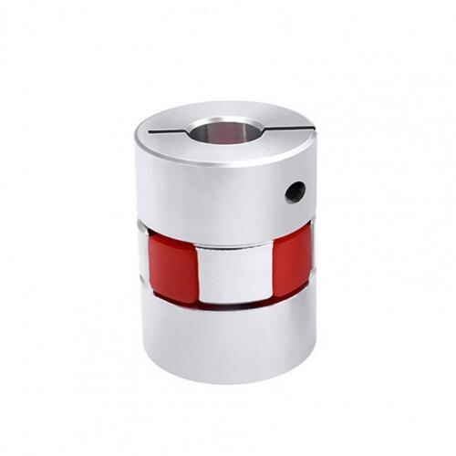 Welle Kupplung Zerlegbare flexibel Aluminium Legierung Integration Pflaume Koppler für 3D Drucker Aluminium Motor- Kiefer Welle Koppler: 2