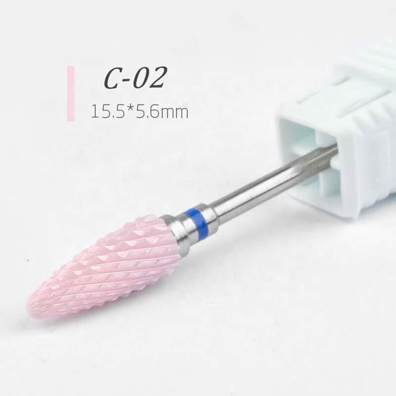 10Pieces/lot Dental Pink Ceramic Bur for Polishing: C02