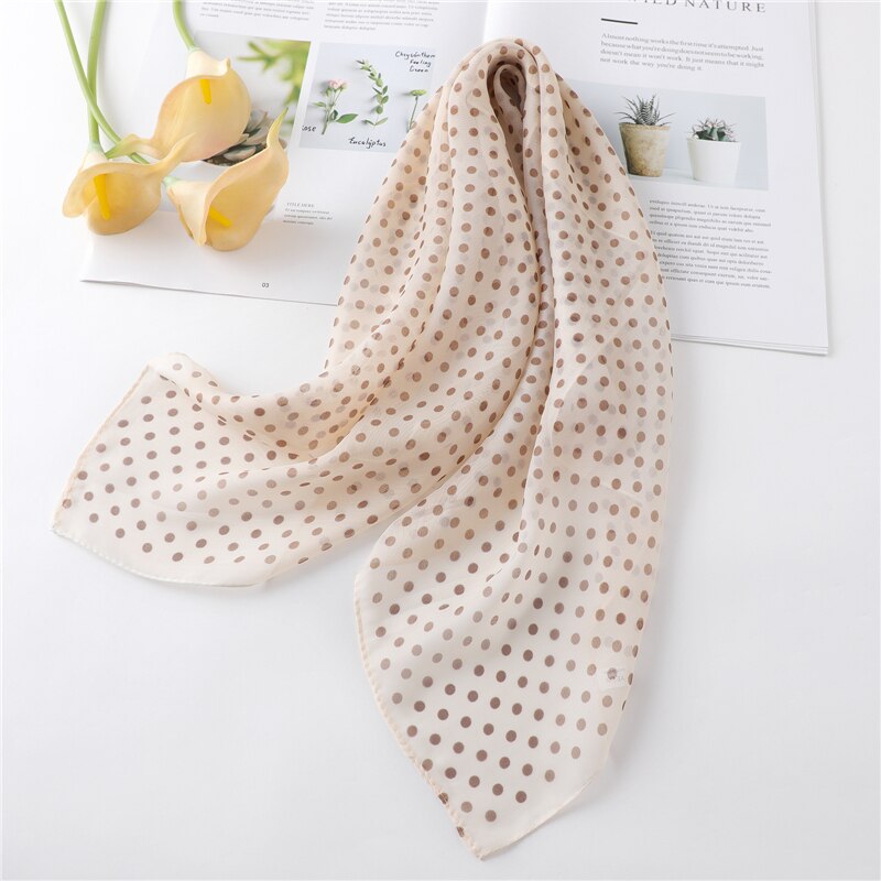 moda dama chusta na głowę jedwabna torba kwadratowa chusty szyfonowa chustka na szyję chustka na głowę okłady kobiece drukuj projektant fular akcesoria