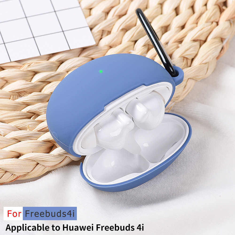 Silikondeksel til øretelefoner til huawei freebuds 5i 4i , hodetelefonbeskytter, freebuds 5i 4i fallsikret deksel med krok