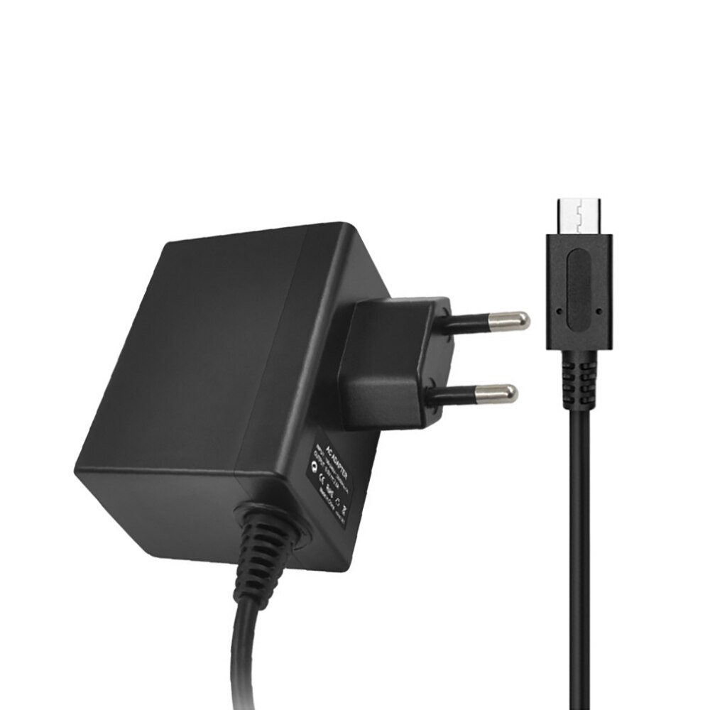 Adaptador de fuente de alimentación USB tipo C, enchufe de la UE/EE. UU., 5V2.4A, para consola de juegos Nintendo Switch NS, 100-240V