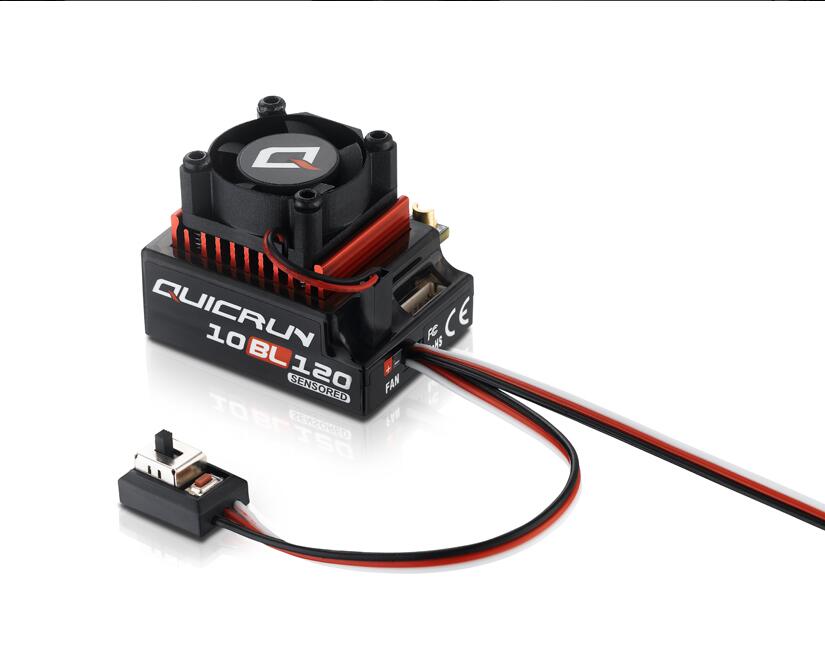 Hobbywing quicrun 10 bl 120 sensori 120a / 10 bl 60 anturi harjaton esc nopeussäädin 1/10 1/12 rc miniautolle