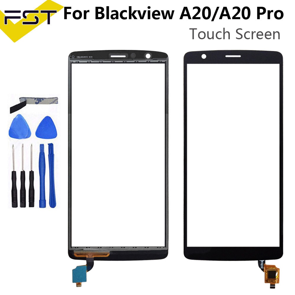 Black Touch Panel Voor Blackview A20/A20 Pro Touch Screen Digitizer Lens Vervangende Onderdelen + Gereedschap