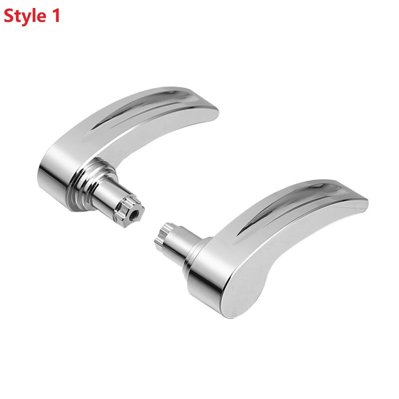 Tampa estilo Chrome Alforje 2 Levantadores Para Harley Street Glide Tri Glide Touring Road King FLHR FLTRX FLHTK 14- 17 motocicleta