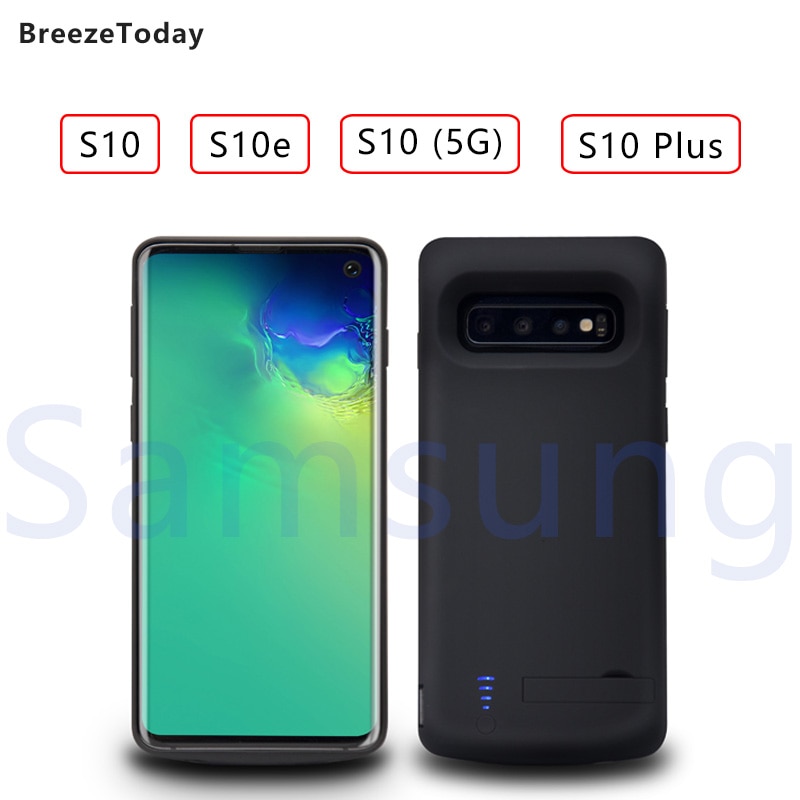 Funda de batería de 6000mAh para Samsung S10e S10 para Samsung Galaxy S10 Plus S10 5G