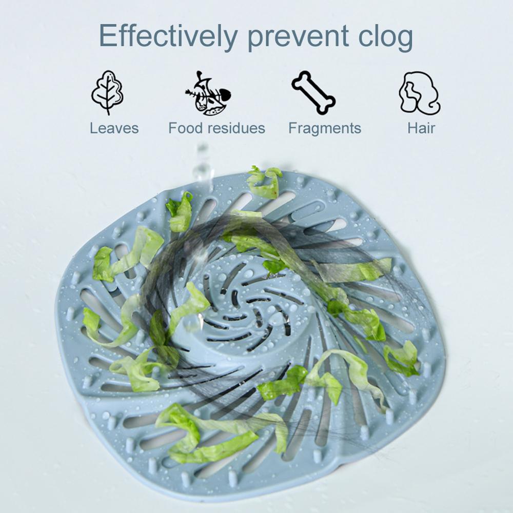 Bathroom Accessories Hair Catcher Durable Hair Stopper With Suction Cups Drain Cover For Bathroom Bathtub Kitchen Sink
