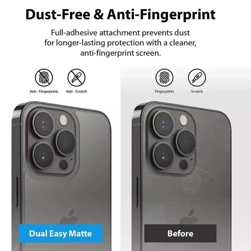 3 uds película trasera de hidrogel para iPhone 16 Pro Max 15Pro 15Plus 14 13 Protector de pantalla impermeable para iPhone 15ProMax película suave trasera