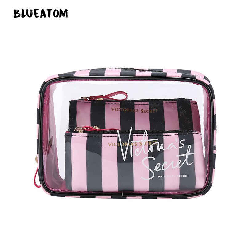 Pvc Transparante Cosmetische Bag Travel Toilettas Set Make-Up Organizer Pouch Make-Up Case Schoonheidsspecialiste Vanity Necessaire Trip: 8