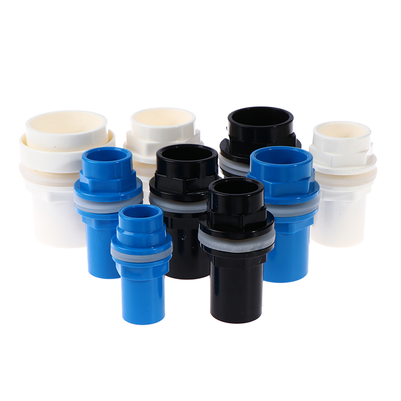 20-50mm PVC Connectors Thicken Fish Tank Pipe Garden Drain Pipe Adapter