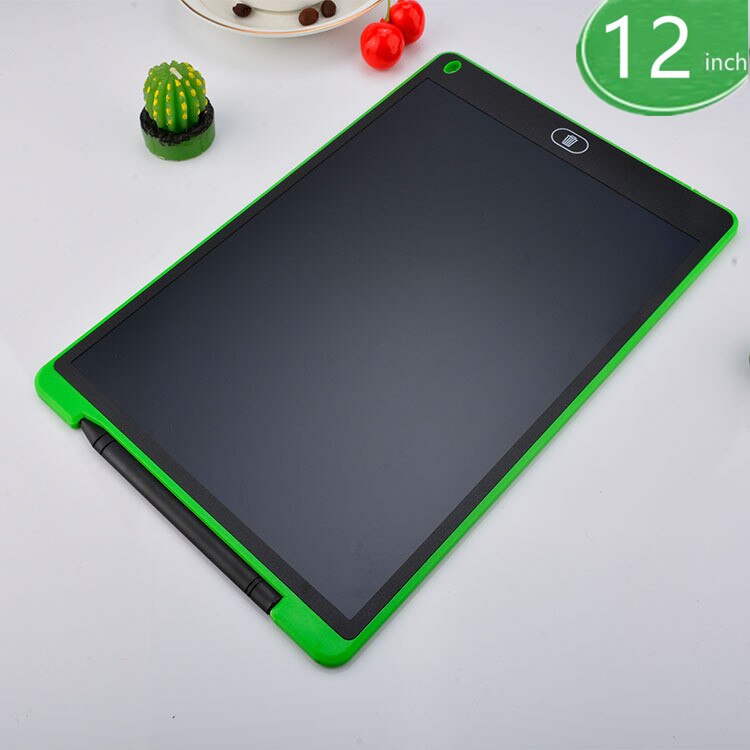 4.4/8.5/10/12 Inch LCD Writing Tablet Board Kids Writing Pad Drawing Painting Graphics Board Child Creativity Imagination: 12inch green