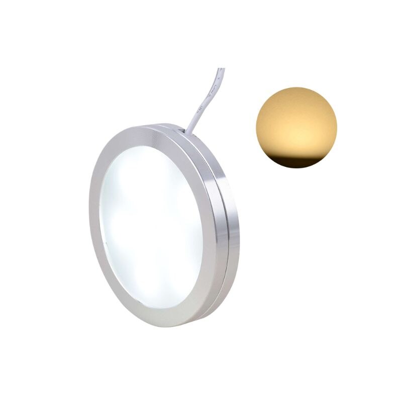 2.5W 12V Led Verzonken Neer Licht Auto Interieur Verlichting Interieur Dak Licht: 3000K