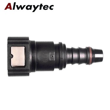 8mm Universal Straight Fuel Line Quick Release Connect Female Connector Black Excellent Craftsmanship and Well Durability: E1 9.89mm-ID8