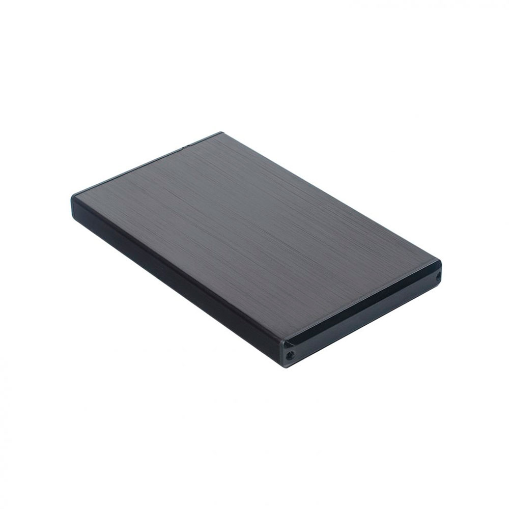 Pudełko zewnętrzne 2,5 ″ dyski twarde 9,5mm SATA I, II I III do 3.0 USB/USB 3.1 GEN1, aluminium, wskaźnik LED, czarny