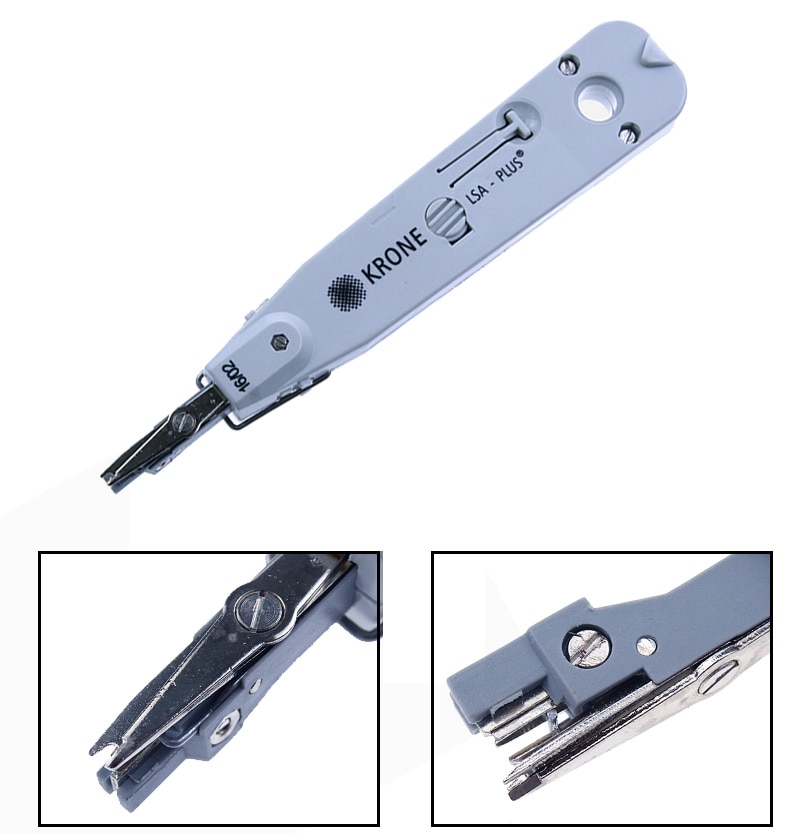 KRONE-herramienta de perforación lsa-plus, ajustable, con Sensor, para teléfono de telecomunicaciones, red LAN, RJ11, Cat5, RJ45, Panel de parche