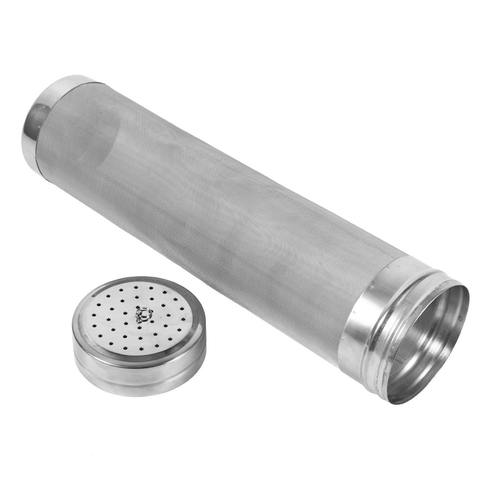 Barware siler rustfrit stål øl & vinbryggefilter hop edderkop hjemmebryggetønde tør beholder sølvølsfilter