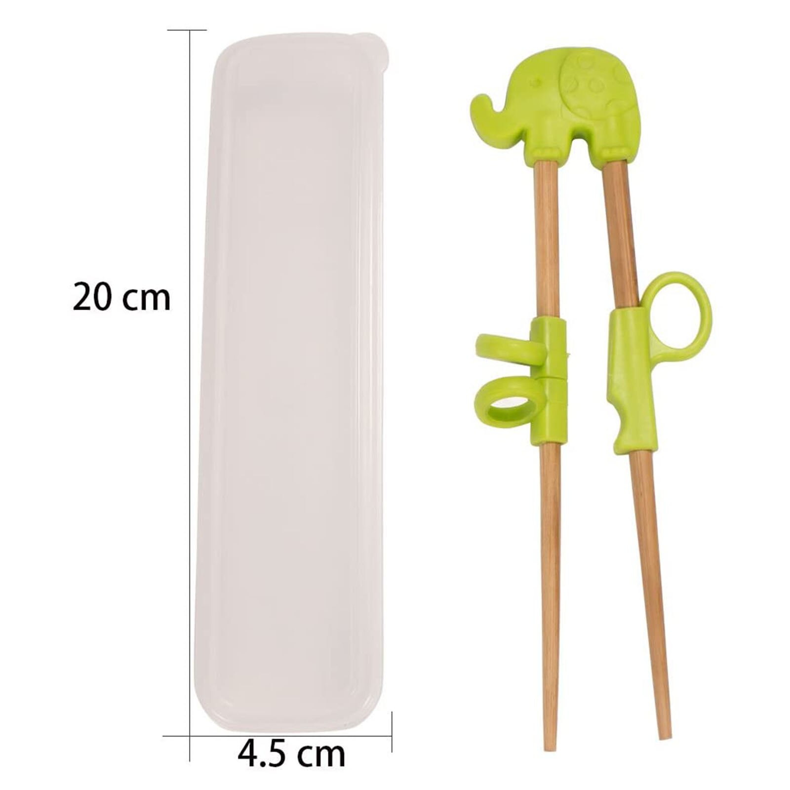 2Pairs Kids Training Helper Draagbare Cartoon Leren Training Eetstokjes Kinderen Tabkitchen Accessoires Gadget Baby Eetstokjes