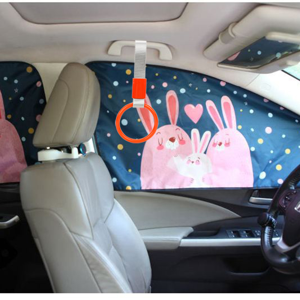 LEEPEE Car Interior Pull Ring Subway Train Bus Handle Strap Charm Drift Round JDM TSURIKAWA RING Car Rear Bumper Warning Loop