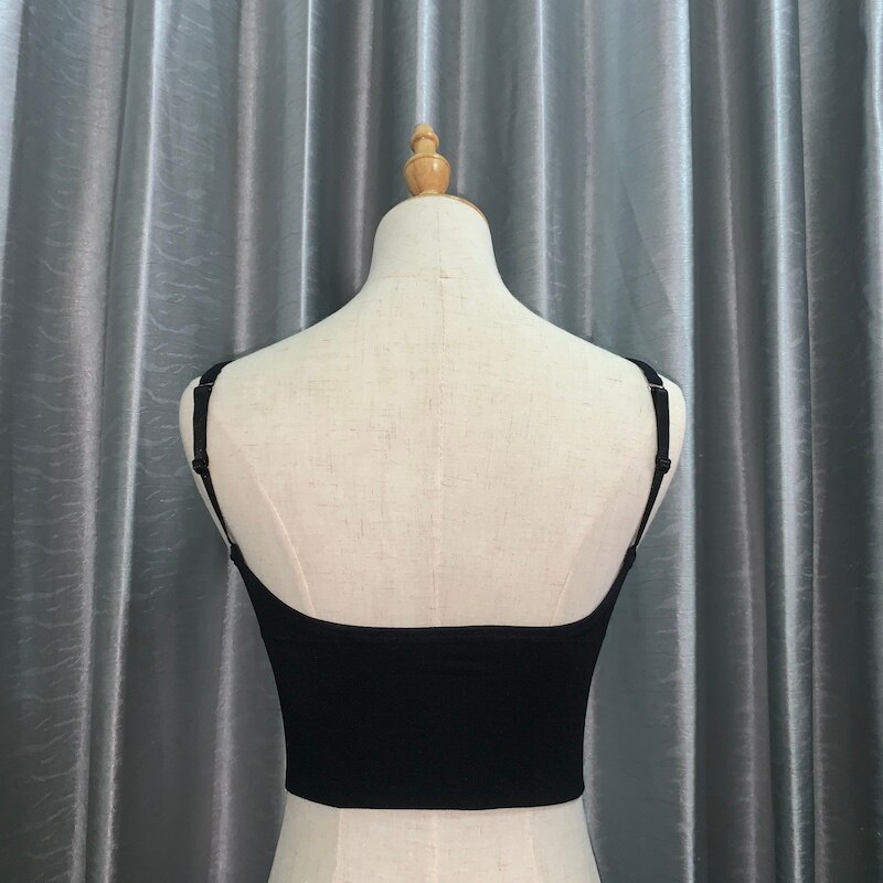 latin dance wear top dress basic practice wear U back top wear with detachable bra dance sport wear basic black