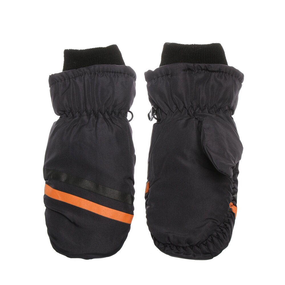 Children Winter Warm Gloves Boy Girls Ski Snowboard Windproof Waterproof Thicken Keep Warm Winter Outdoor Mitten: gray