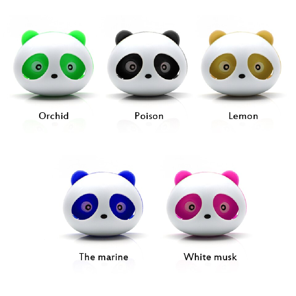 Auto Luchtverfrisser Parfum Panda Geur Voor Auto Air Vent Luchtverfrisser Airconditioner Clip Diffuser Solide Parfum