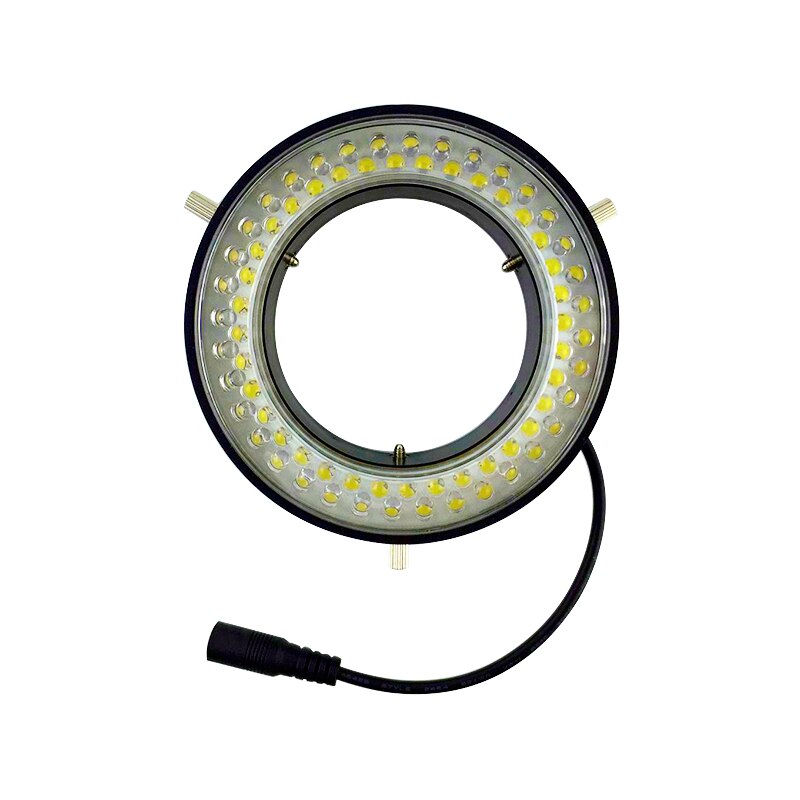 72MM Inner Diameter 72 Microscope Ring LED Light Industrial Vision Ring Light Source Electron Microscope Adjustable Light Source