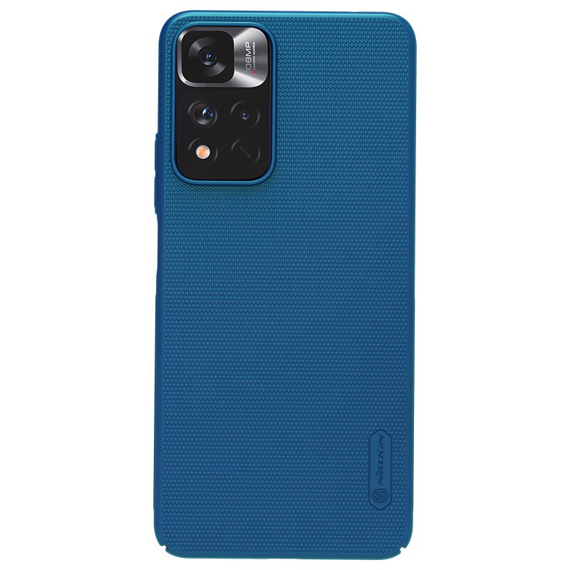 Nillkin para xiaomi poco x4 pro 5g caso camshield proteção da câmera lente de proteção capa traseira para xiaomi poco x4 pro 5g nfc: Frosted Blue