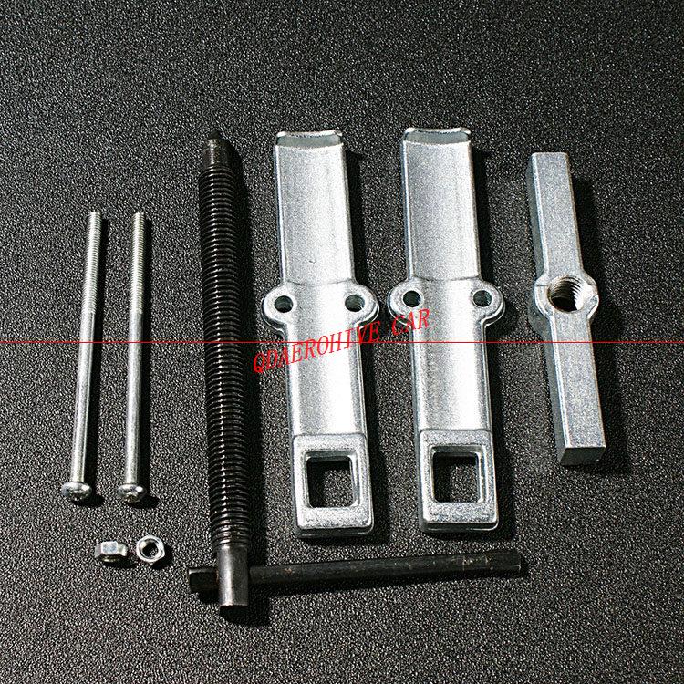 QDAEROHIVE-Volante automotriz para coche, Extractor de cojinetes piloto de 2 patas, Kit de herramientas de extracción de engranajes de buje, rotación de 2 a 6 pulgadas