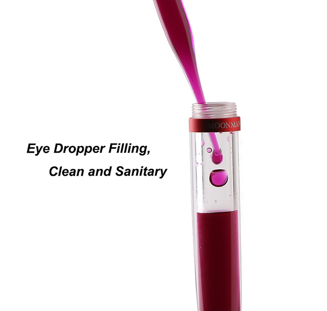 Moonman M2 Fully Transparent Dropper Fountain Pen Large-Capacity Ink Storing Iridium Point EF/F Nib Writing Set