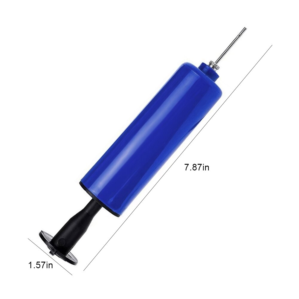 FußBall FußBall Aufblasbare Ball Hand Luftpumpe mit Nadel Kunststoff Inflator Ball Pumpe Nadeln Ventil Adapter einstellen für Basketball
