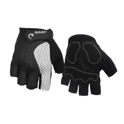 Gym Gloves Heavyweight Sports Exercise Weight Lifting Gloves Body Building Training Sport Fitness Gloves for Fiting Cycling: Black / M