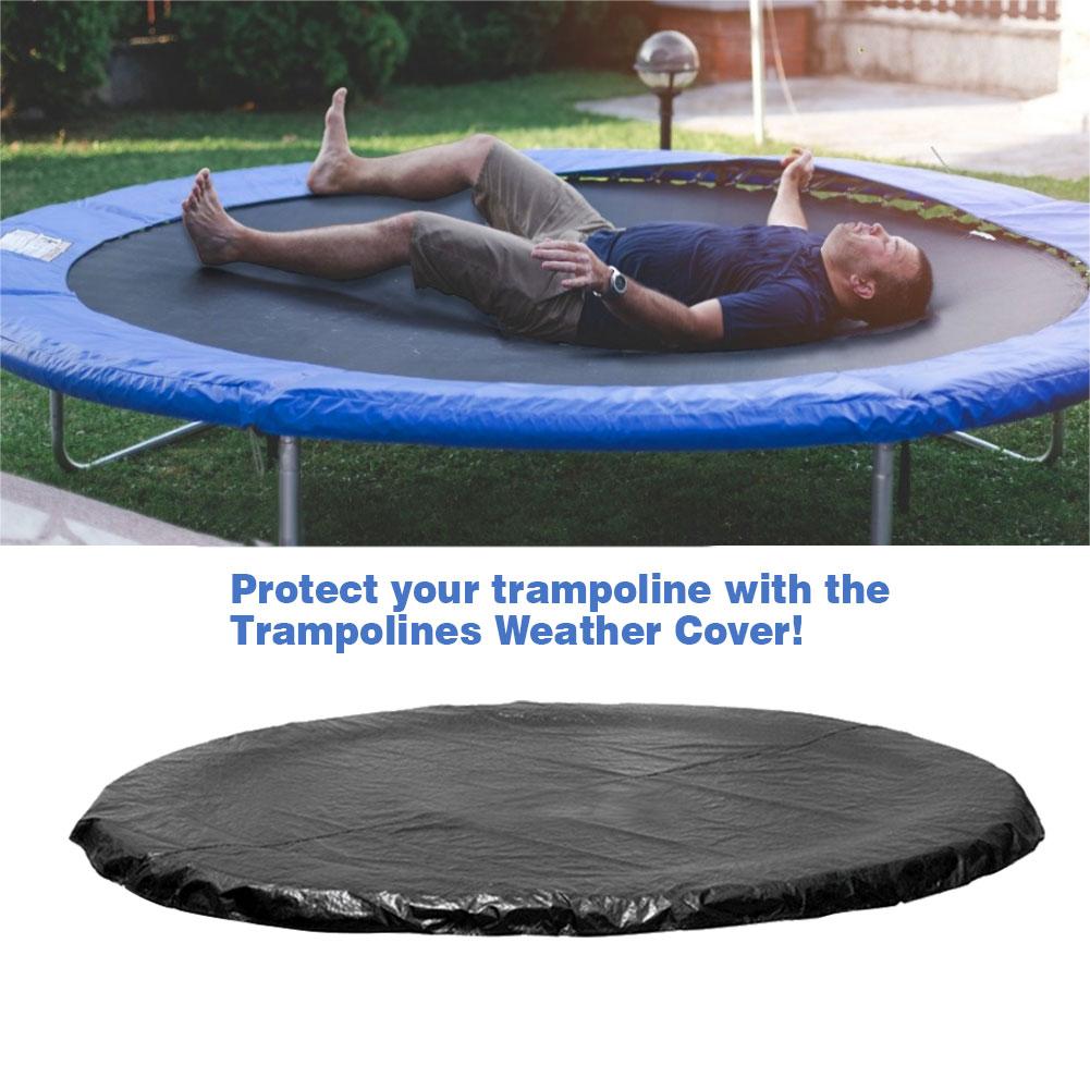 Trampolines Weather Cover Waterproof Cover Rainproof Protection Cover 14 Feet Trampoline Perfect For Outdoor Round Trampolines