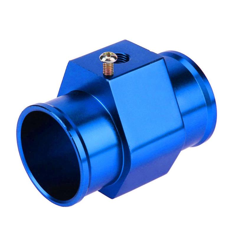 Blue Universal Car Auto Blue Water Temperature Temp Sensor Gauge Joint Pipe Radiator Hose Car Meter Tube Connector Adapter Kit