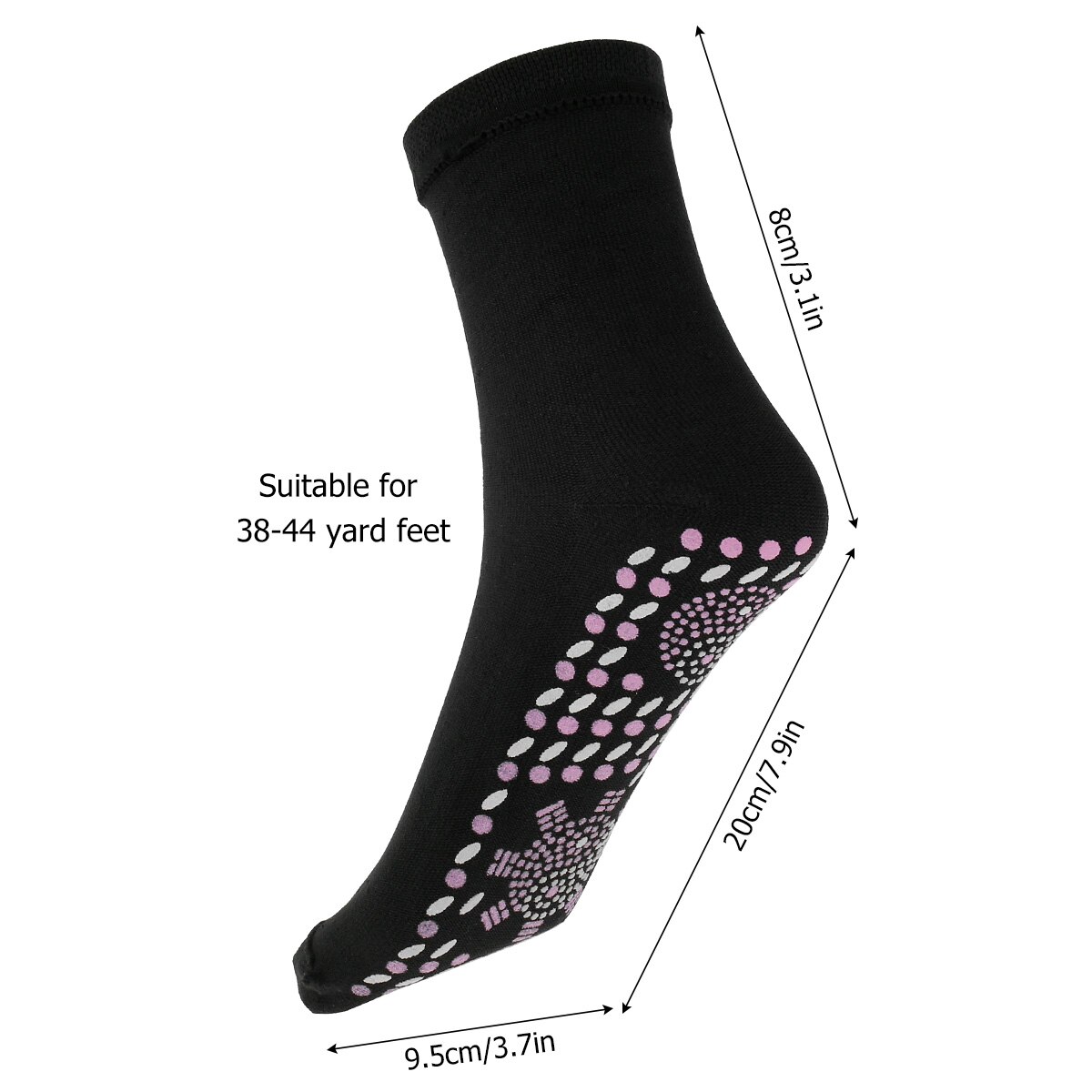 3/4/5 Pair Self-Heating Socks Winter Outdoor Warm Heat Insulated Socks Thermal Socks for Hiking Camping Fishing Cycling Skiing