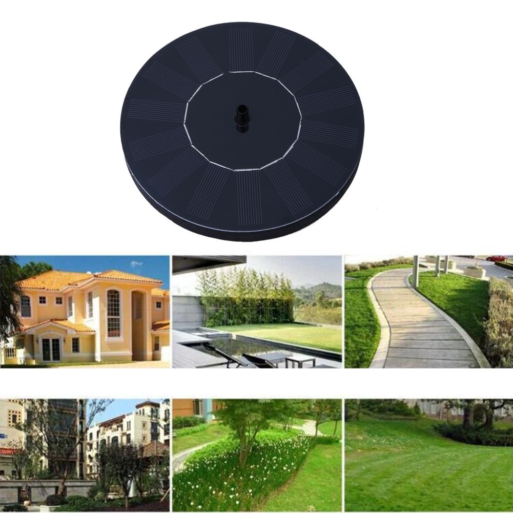 1.0W 160L/H Solar Water Panel Power Pump Fountain Set Pond Garden Power Panel Kit Pool Watering Submersible DC 7V