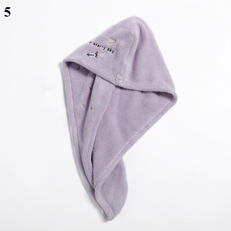 Haardroogkap, sneldrogende handdoek, microvezel handdoek, muts, superabsorberend, tulband, hoofddoek, dameskap voor lang haar, droogkap, mutsen: 5