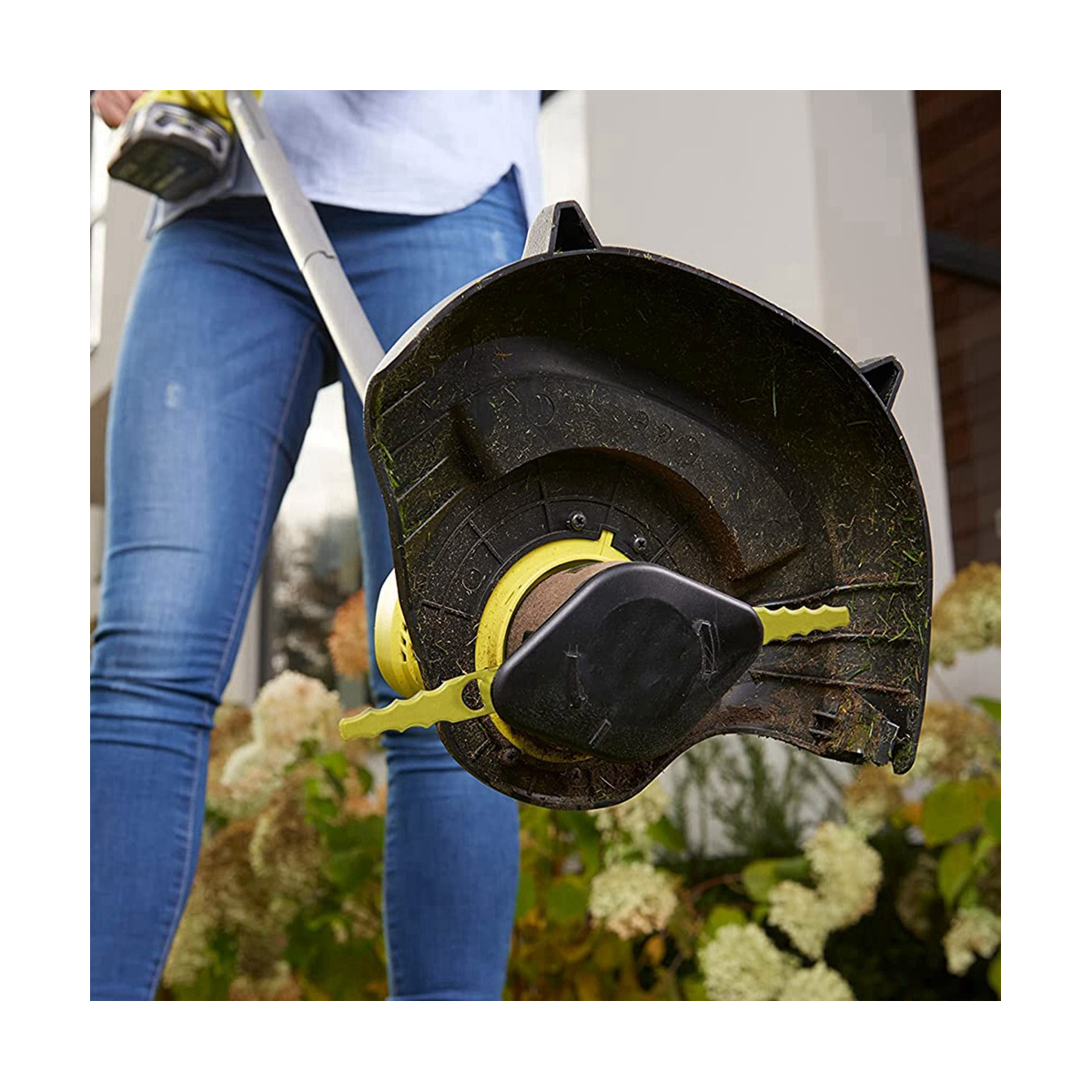 For Ryobi Trimming Head with Plastic Blade RAC155 Plastic Spare Blade Lawn Mower Grass Trimmer Head Cutter PartsB84B