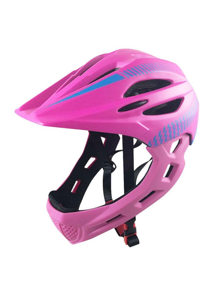 Children Bicycle Helmet Multi-function Sports Full Face Helmet With Taillights For Cycling And Skating Sport Safety Helmets