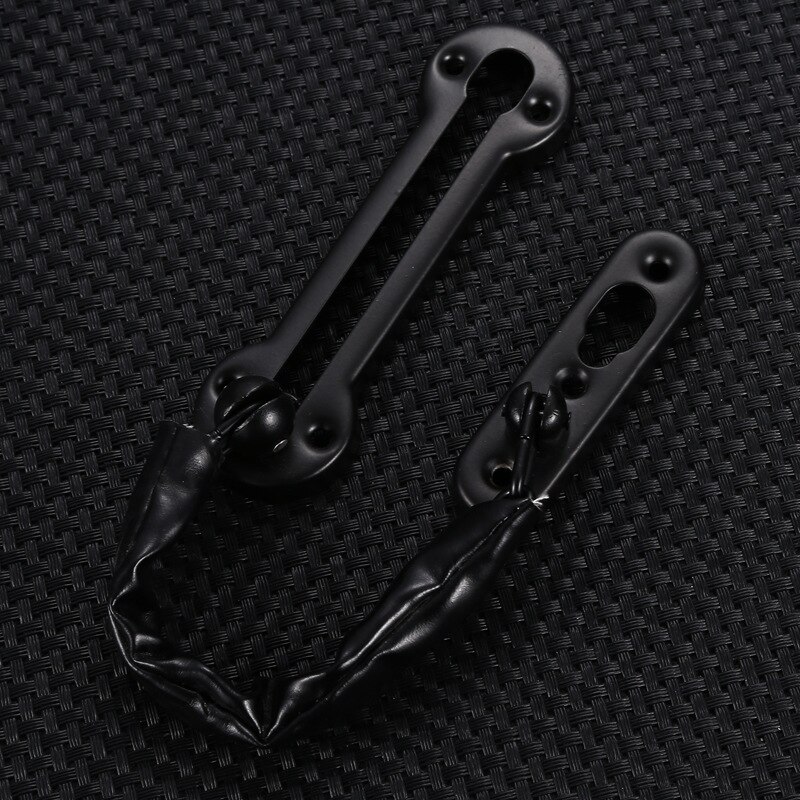 Rvs Veiligheid Guard Chain Bolt Sloten Veiligheid Slide Bolt Kettingslot Guard Kast Klink Anti-Diefstal Deur Met schroeven