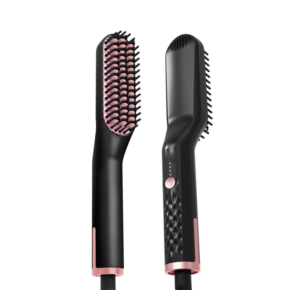 Baard Kam, Varken Borstel, Men's Stijl Steil Haar Kam, Elektrische Haar Rechttrekken Kam, haar Styling Kam Plastic & Metal