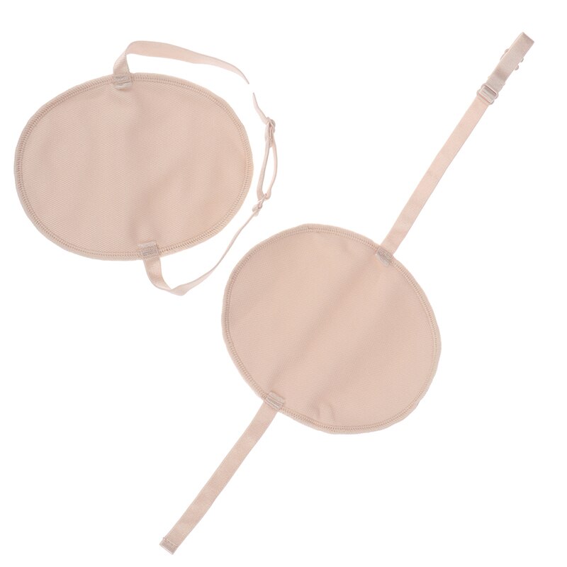 1 paire réutilisable lavable aisselles sueur bouclier Pad lavable aisselles sueur absorbant gardes bandoulière couleur de la peau