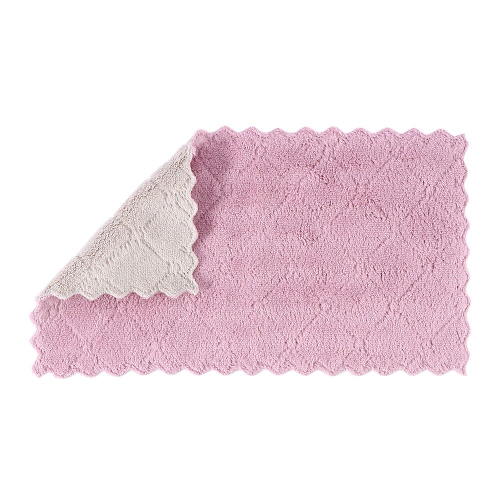 Kök praktisk superabsorberande städduk avtorkning trasa diskhandduk tålig diskbänk mikrofiber städtrasor: C