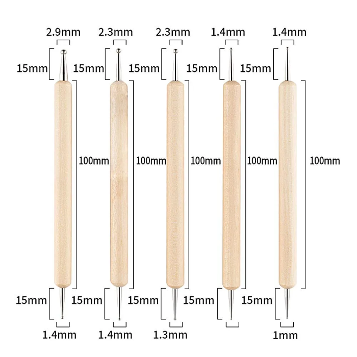 Clay Molding Pottery Tools Kit Ceramics Wood Knife Sculpture Tool Set Wire Cutters for Sculpting Polymer Clay Modeling Dotting: Orange