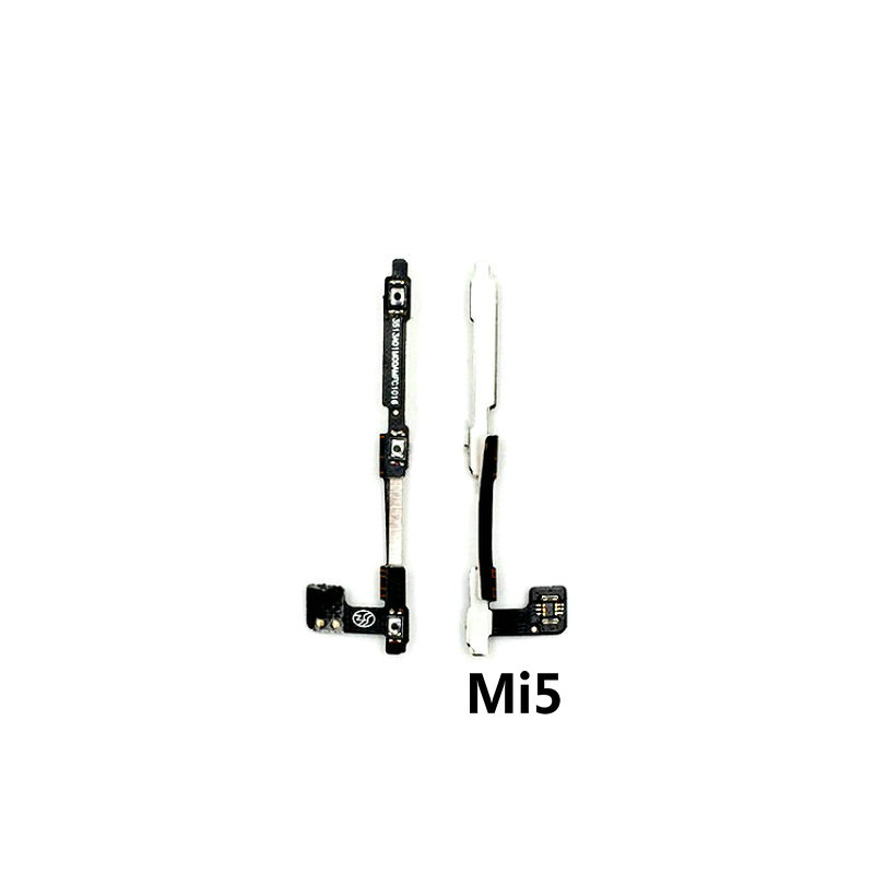 Cable flexible de botón de volumen de para Xiaomi MI5 Mi5S Plus Mi 5S Plus Cable flexible de tecla de encendido y apagado para teléfono
