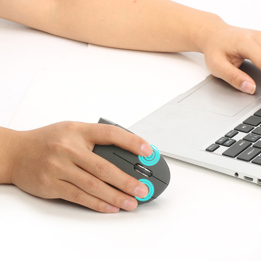 Ergonomic Vertical Mouse 2.4G Wireless Right Left Hand Computer Gaming Mice 1600DPI USB Optical Mouse Gamer Mouse For Laptop PC