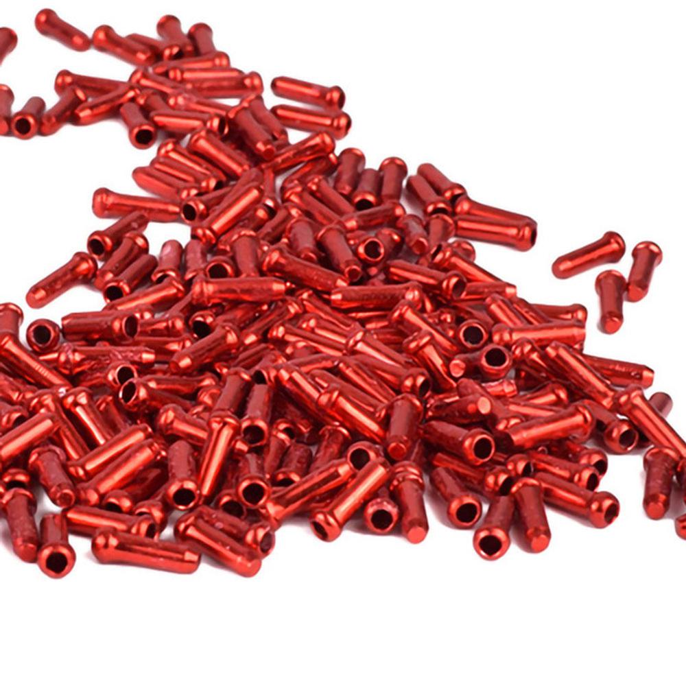 50Pcs Fiets Versnellingspook Core Cap Brake Draad End Core Cap Inner Sleeve Gear Shift Brake Cable Core Cap aluminium Anode